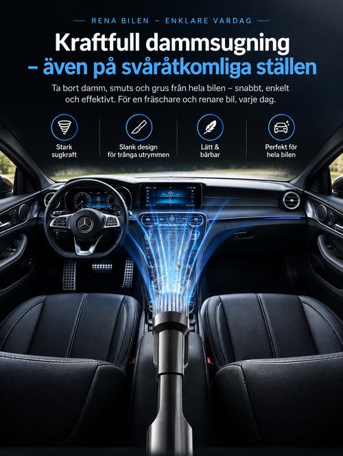 Rovixa™ – Trådlös Bildammsugare 9000Pa